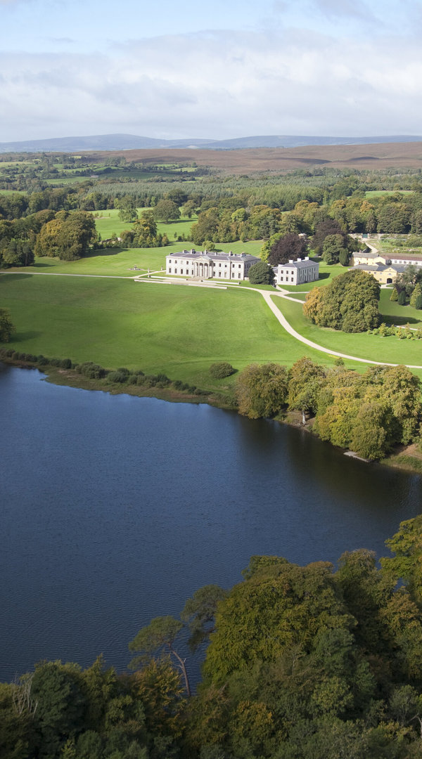 Ballyfin Demesne Aerial Long View
