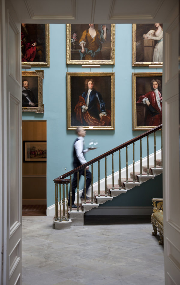 Stair Hall With Waiter