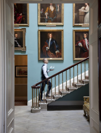 Stair Hall With Waiter