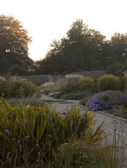 Walled Gardens At Sunset